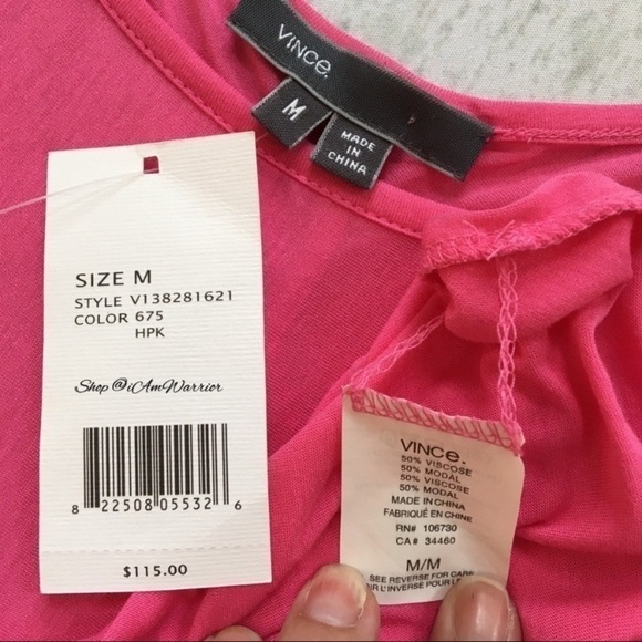 Vince NWT pink dolman sleeve slouchy top *shop@iamwarrior - Picture 8 of 9